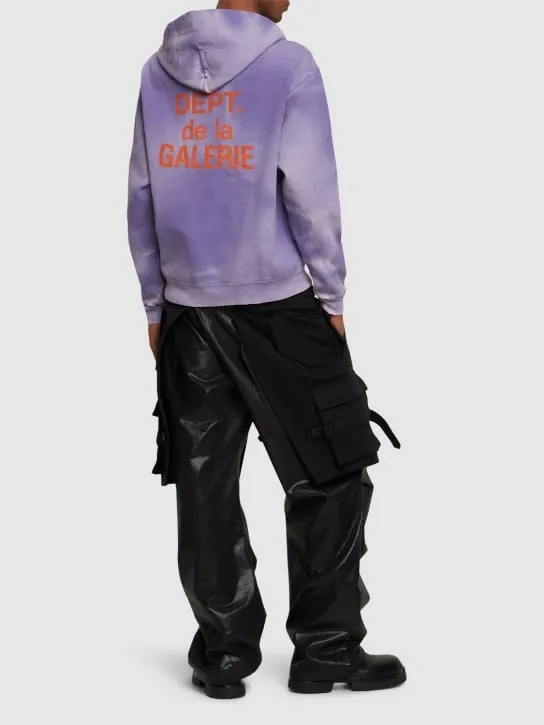 Gallery Dept.   Washed logo zip hoodie 