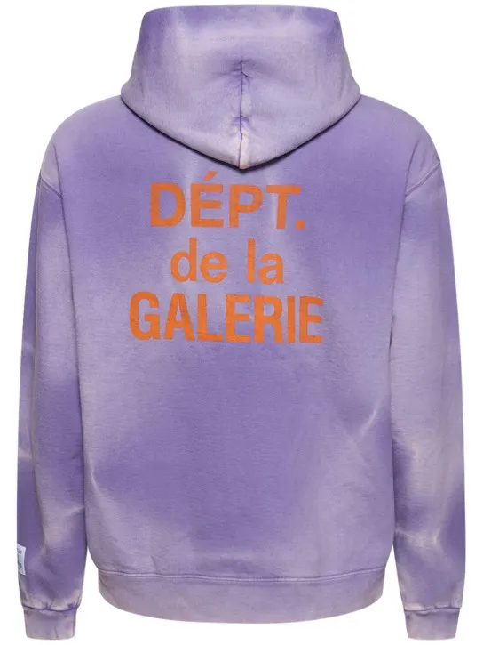 Gallery Dept.   Washed logo zip hoodie 