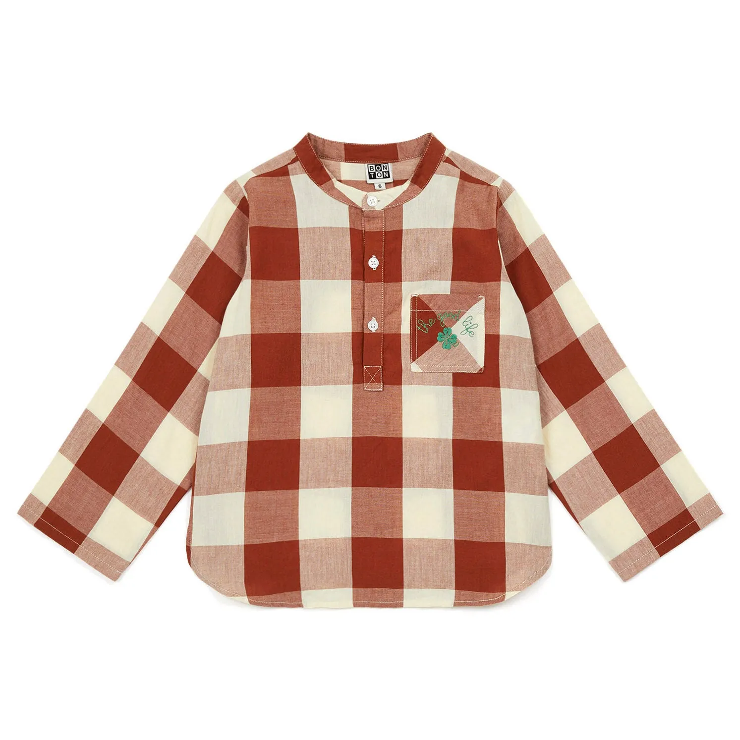 Gingham "Good Life" Tunic  - FINAL SALE