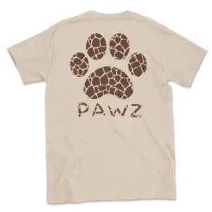 Giraffe Paw (Adult Short Sleeve T-Shirt)
