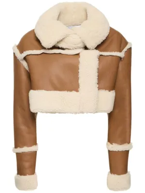 Giuseppe Di Morabito   Shearling cropped jacket 