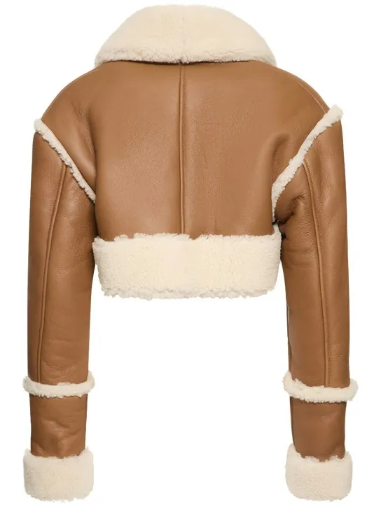 Giuseppe Di Morabito   Shearling cropped jacket 