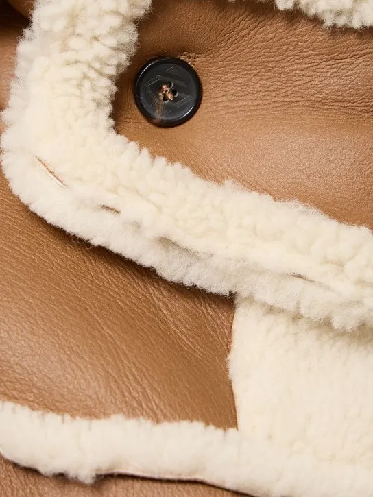 Giuseppe Di Morabito   Shearling cropped jacket 