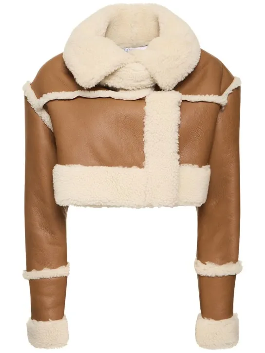 Giuseppe Di Morabito   Shearling cropped jacket 