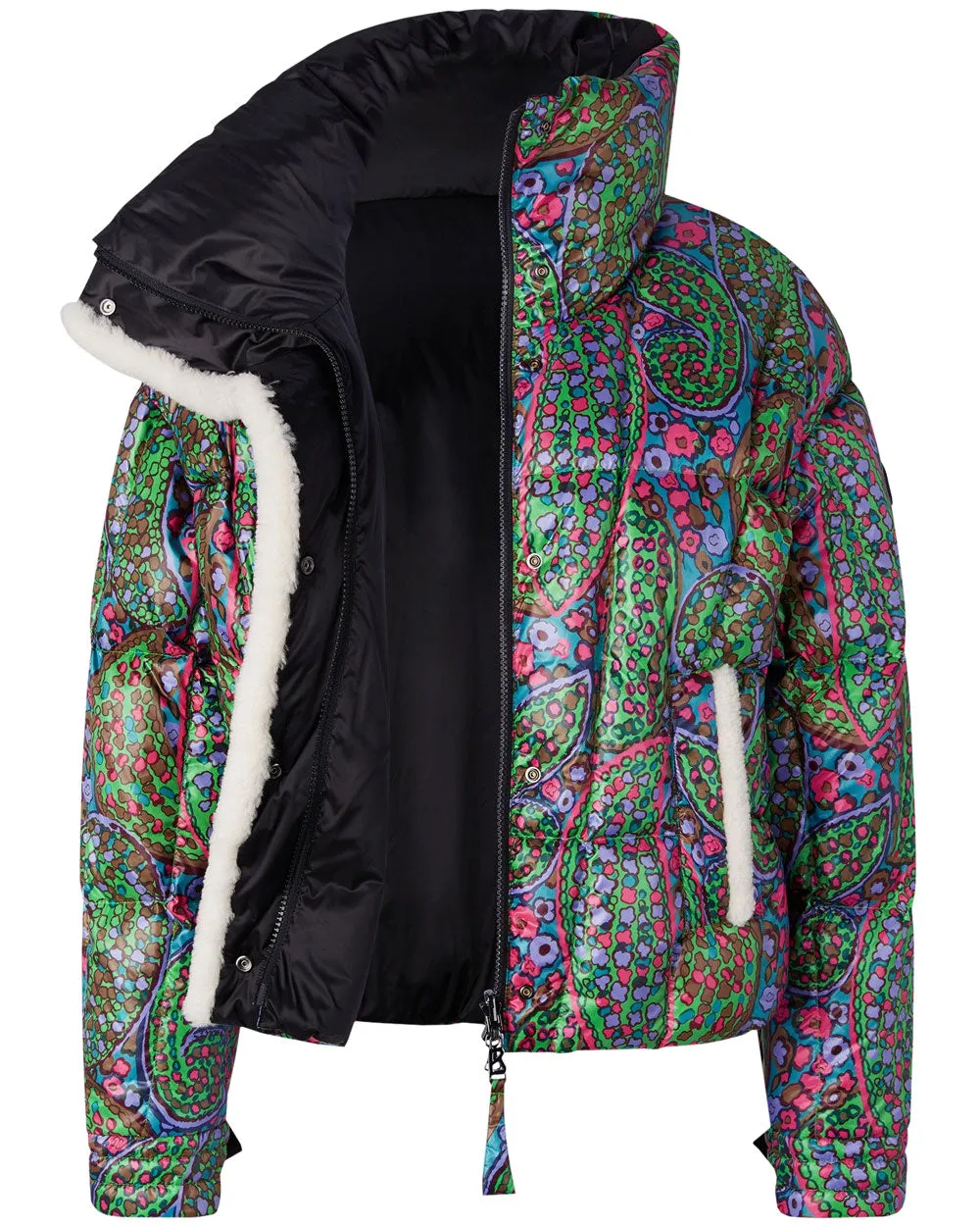 Green Berry Vera Reversible Puffer Jacket