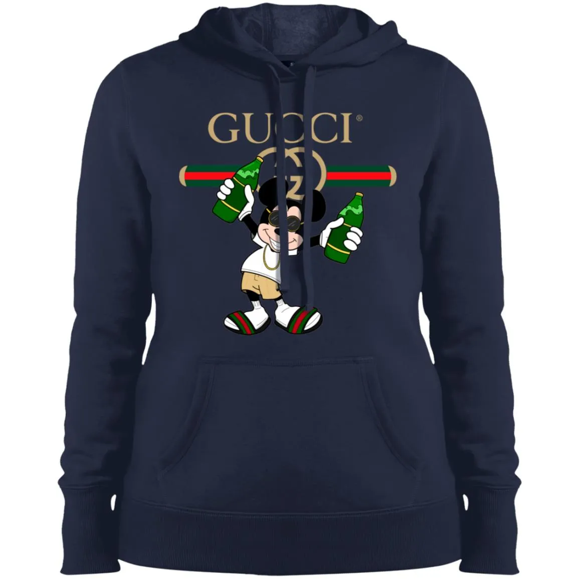 Gucci Mickey Mouse Top Trending T-shirt Women Hooded Sweatshirt