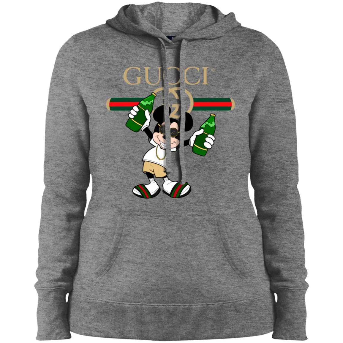 Gucci Mickey Mouse Top Trending T-shirt Women Hooded Sweatshirt