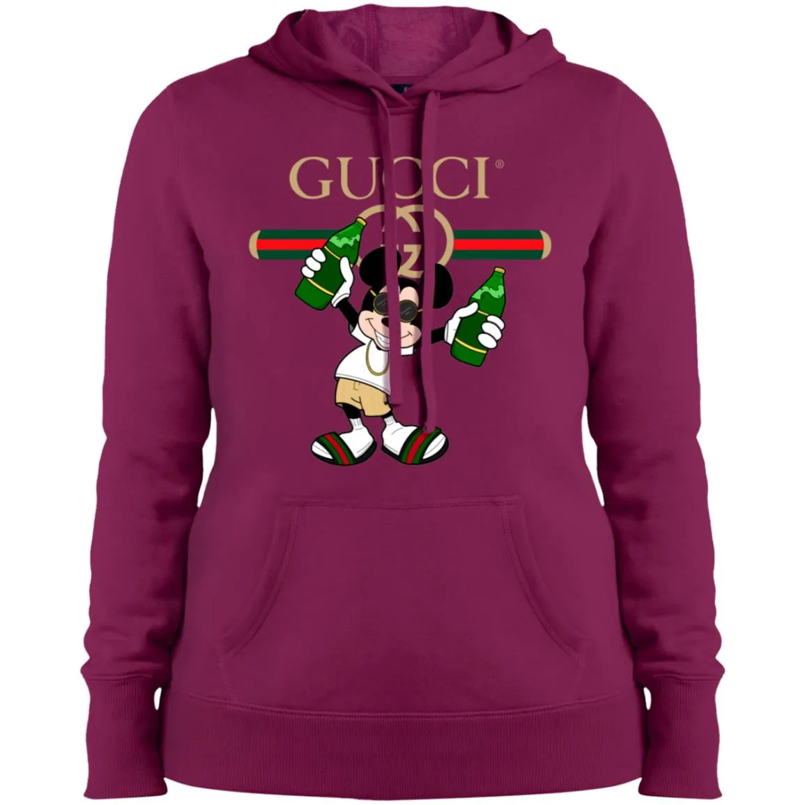 Gucci Mickey Mouse Top Trending T-shirt Women Hooded Sweatshirt
