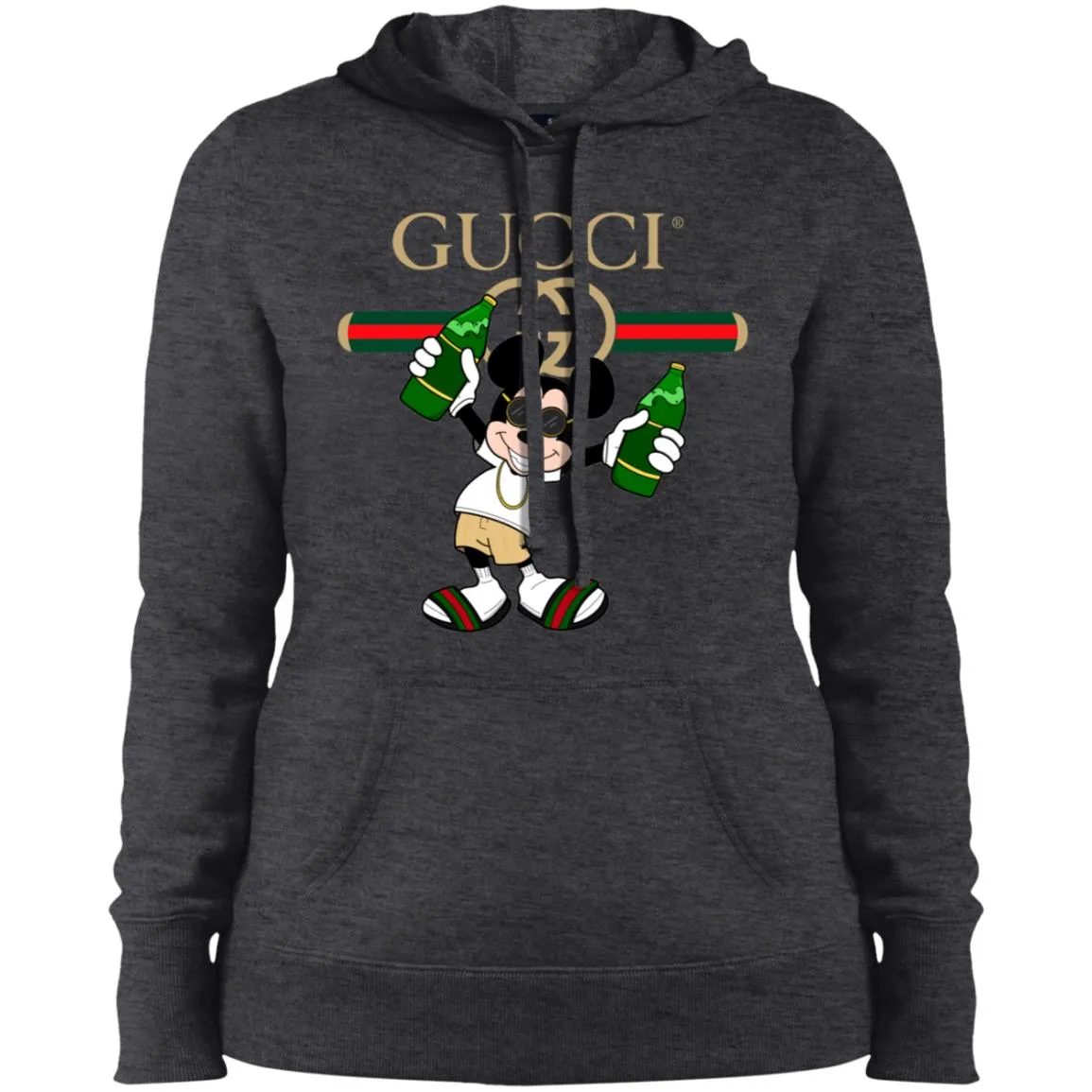 Gucci Mickey Mouse Top Trending T-shirt Women Hooded Sweatshirt