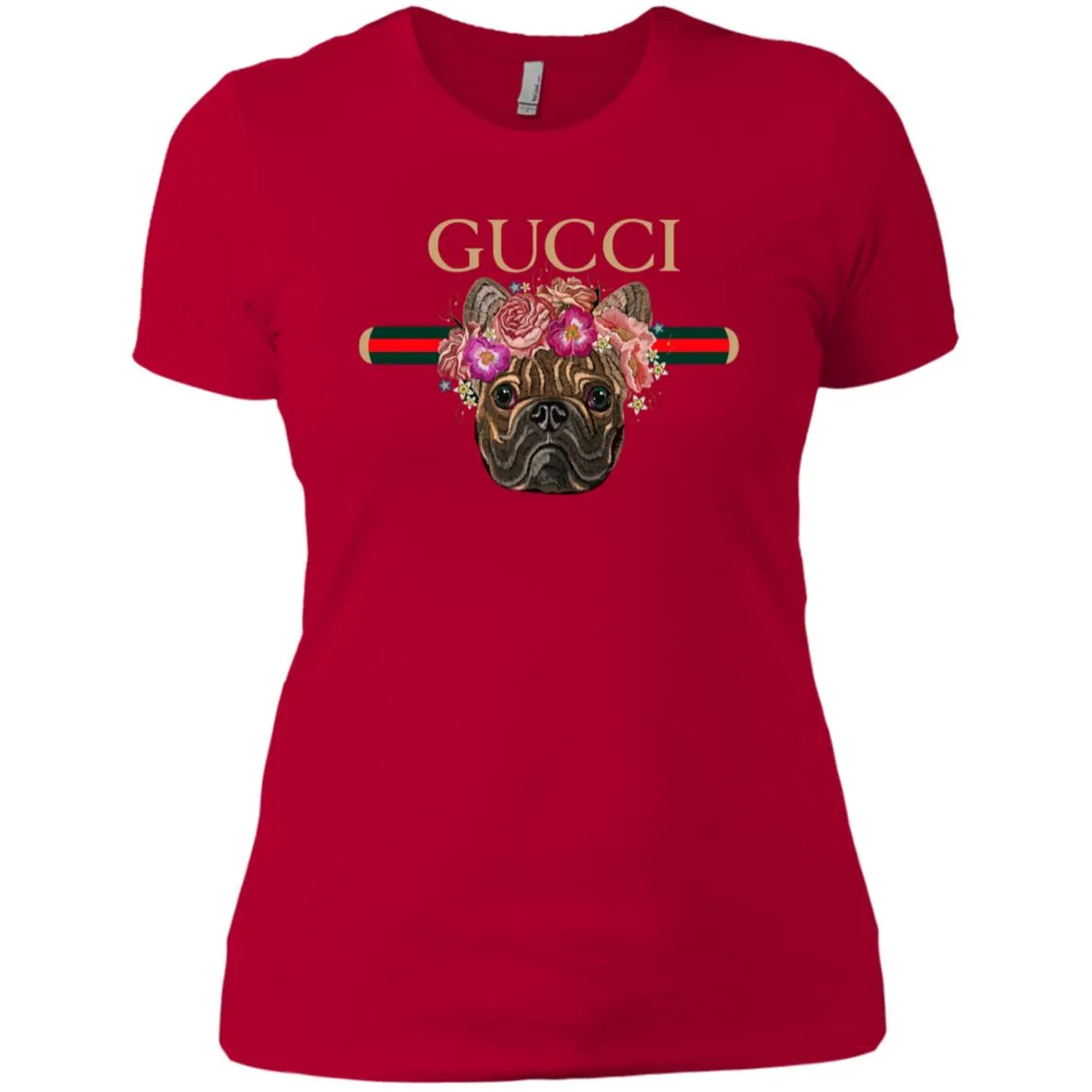 Gucci New Style Bull Dogs T-shirt Women Cotton T-Shirt