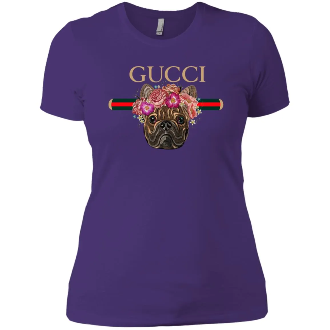 Gucci New Style Bull Dogs T-shirt Women Cotton T-Shirt