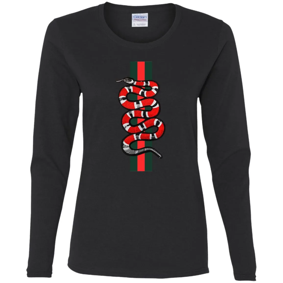Gucci Snake Hot T-shirt Women Long Sleeve Shirt