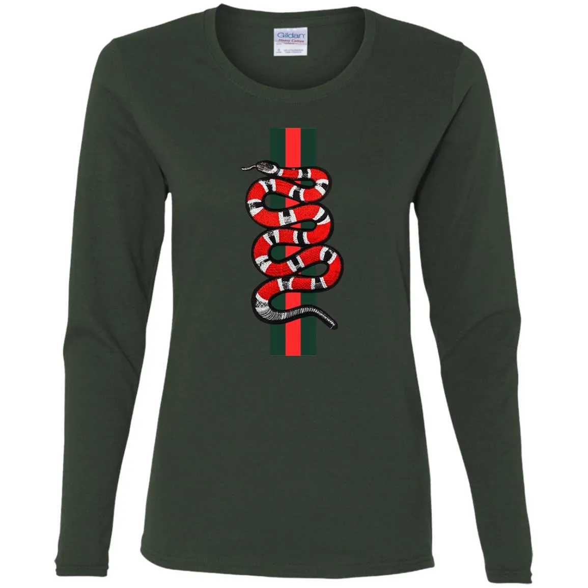 Gucci Snake Hot T-shirt Women Long Sleeve Shirt