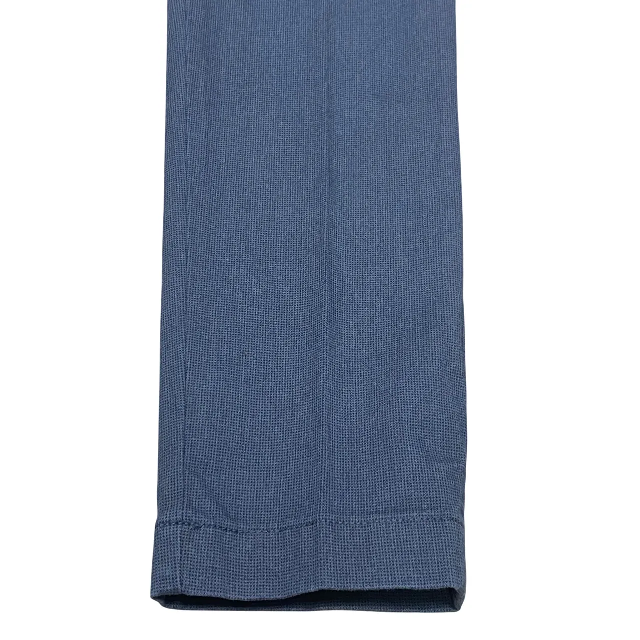 Hamaki-ho pantalone chinos da uomo slim fit con microfantasia quadri PSI1735H blu