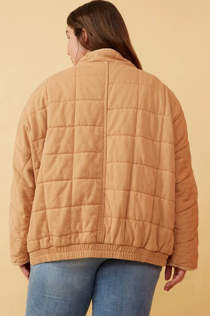Hayden Quilted Zip Up Padded Jacket