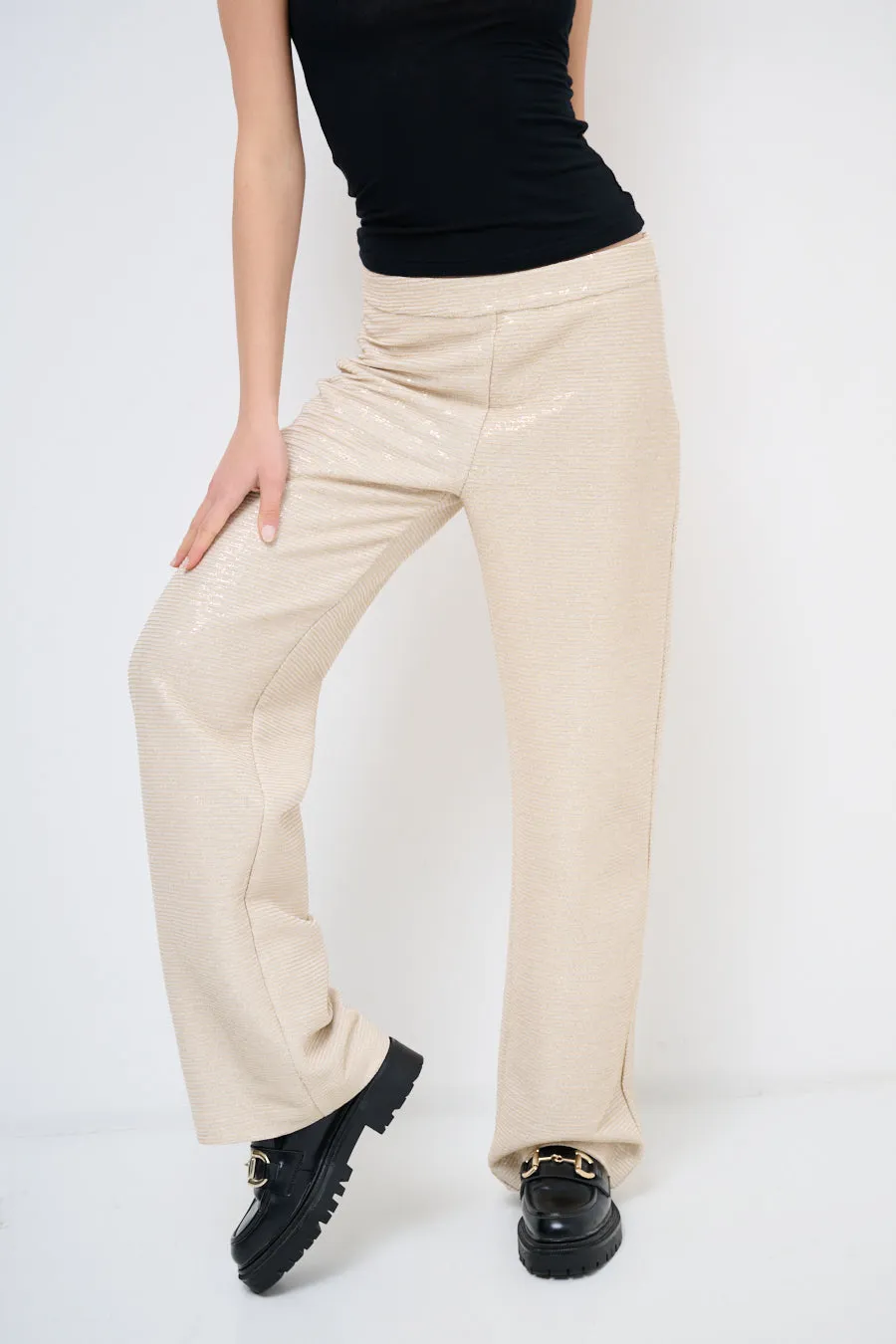 High-waist sequin pants wholesale