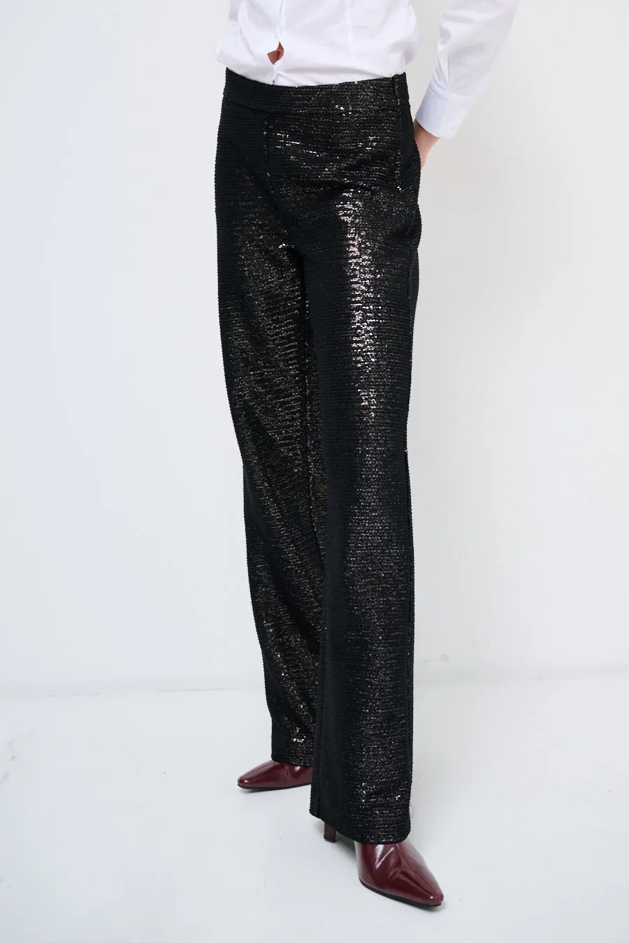 High-waist sequin pants wholesale