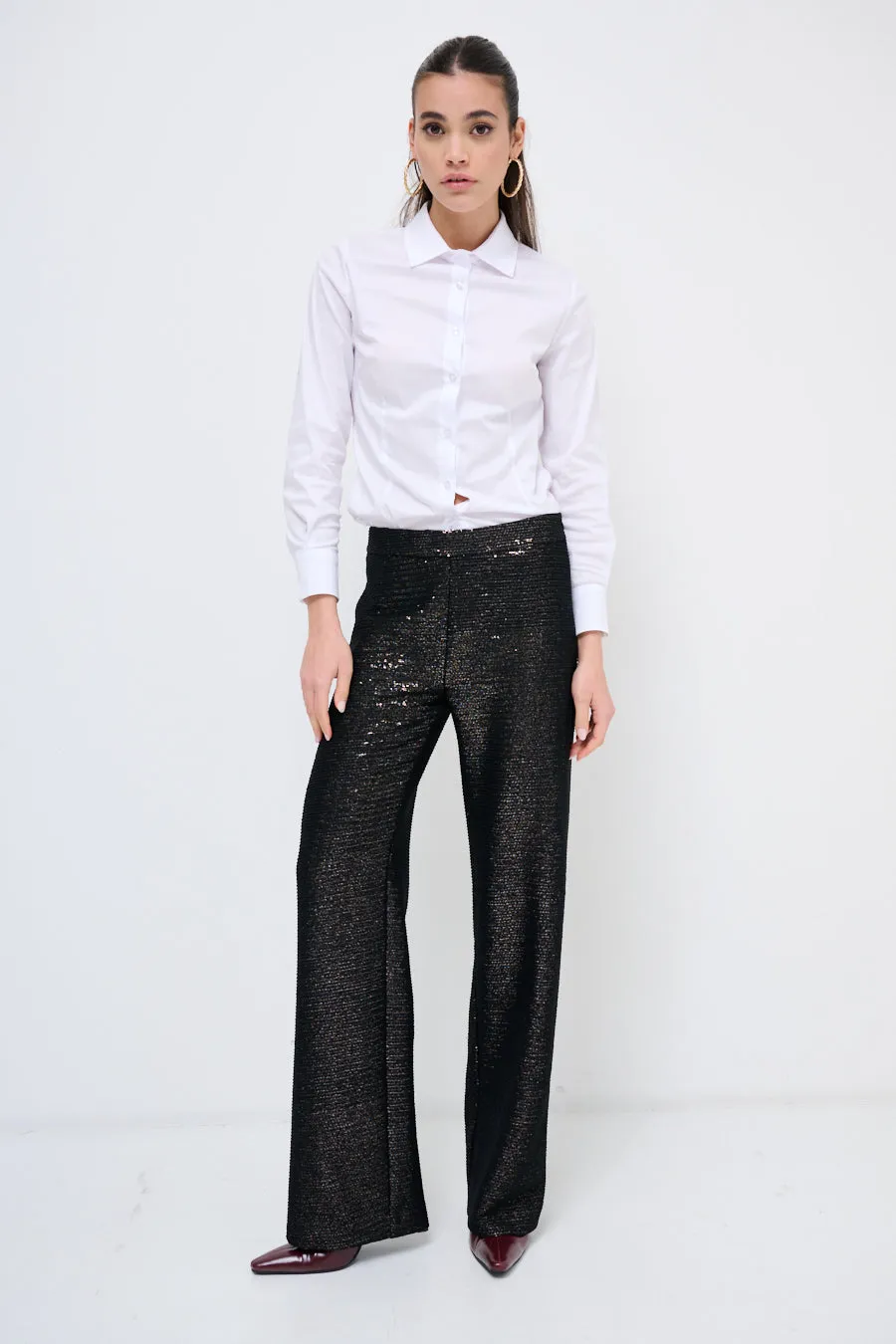 High-waist sequin pants wholesale