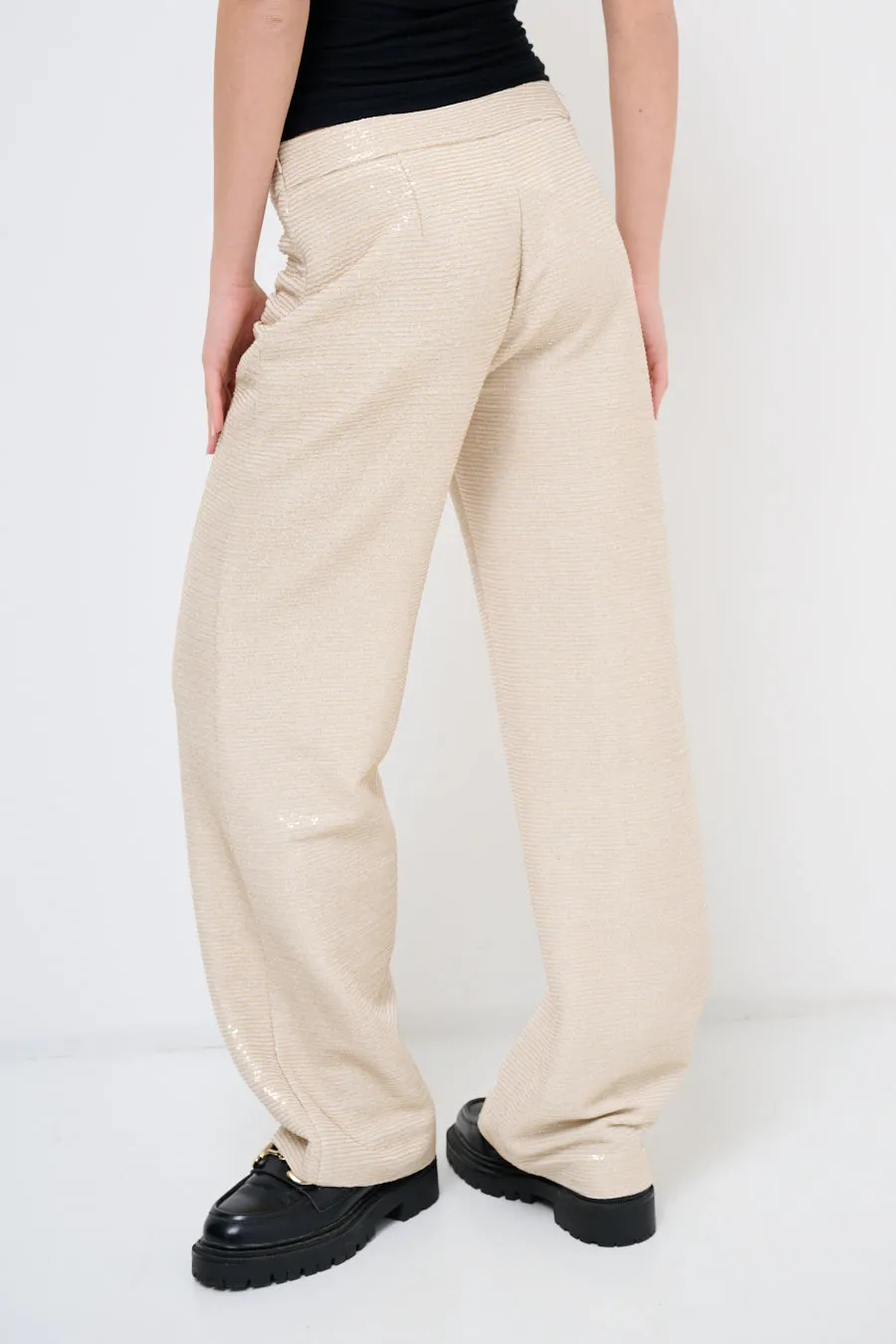 High-waist sequin pants wholesale