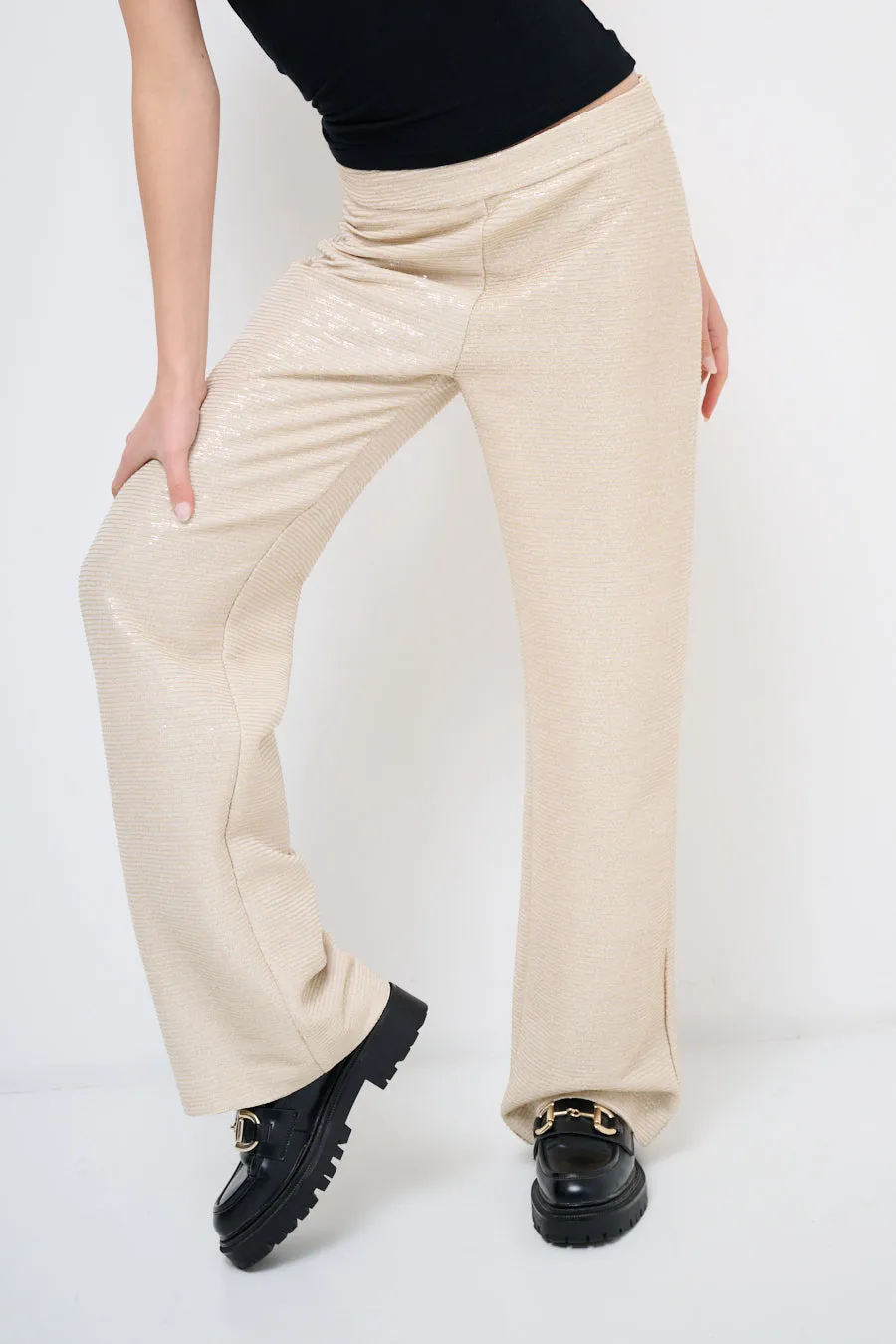 High-waist sequin pants wholesale