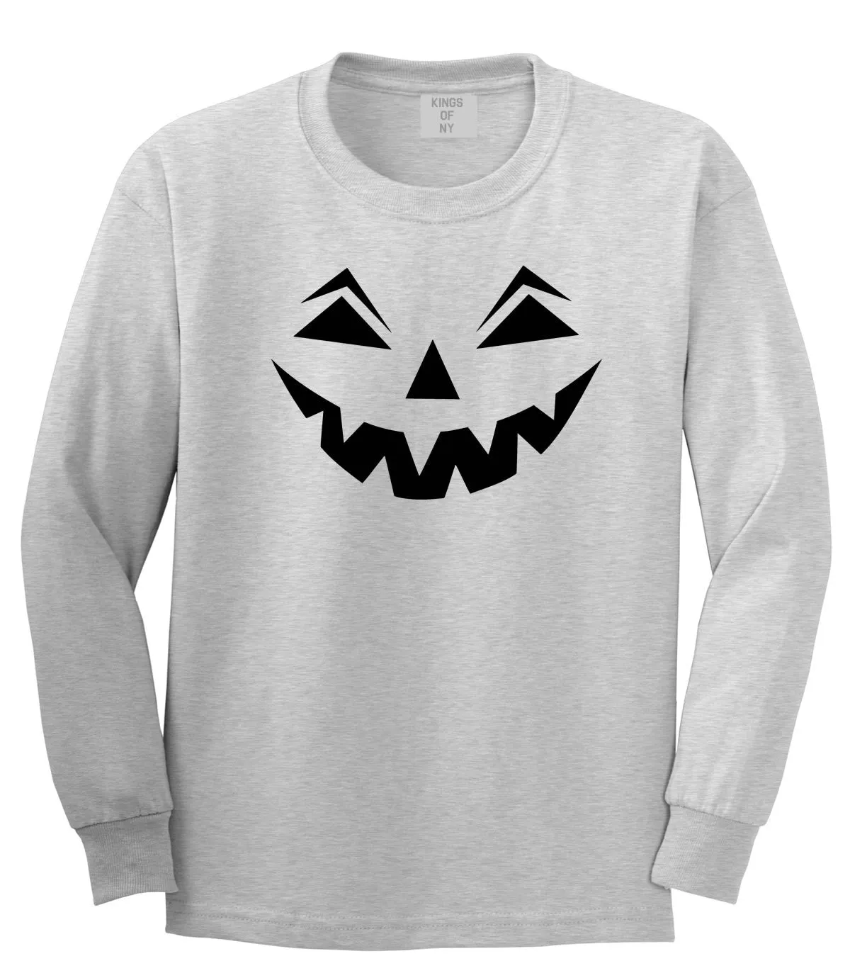 Jack-o-lantern Pumpkin Face Halloween Long Sleeve T-Shirt