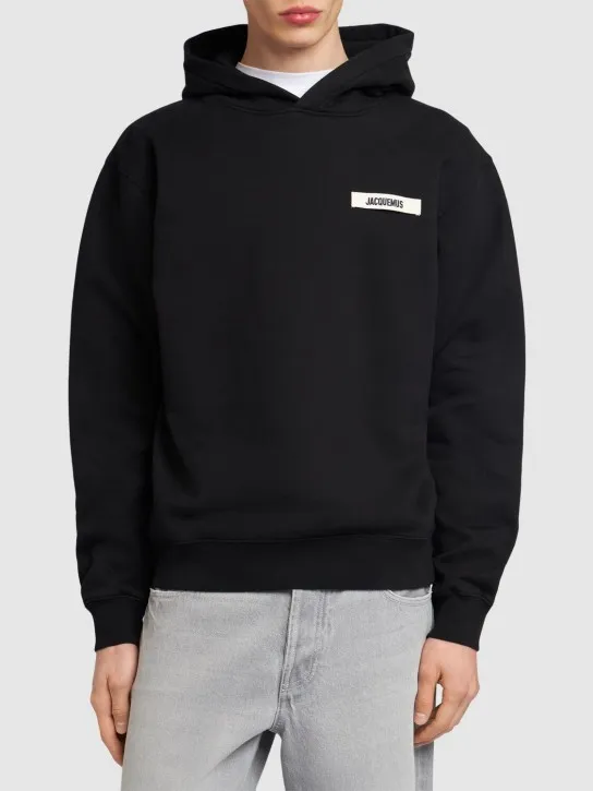 Jacquemus   Le Hoodie Gros Grain cotton sweatshirt 
