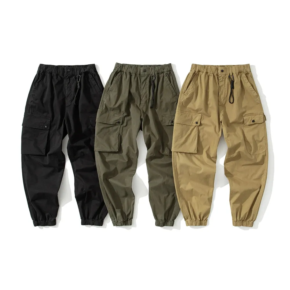 Japanese Streetwear Trend Cargo Pants - Casual Multi-pocket Jogging Pants