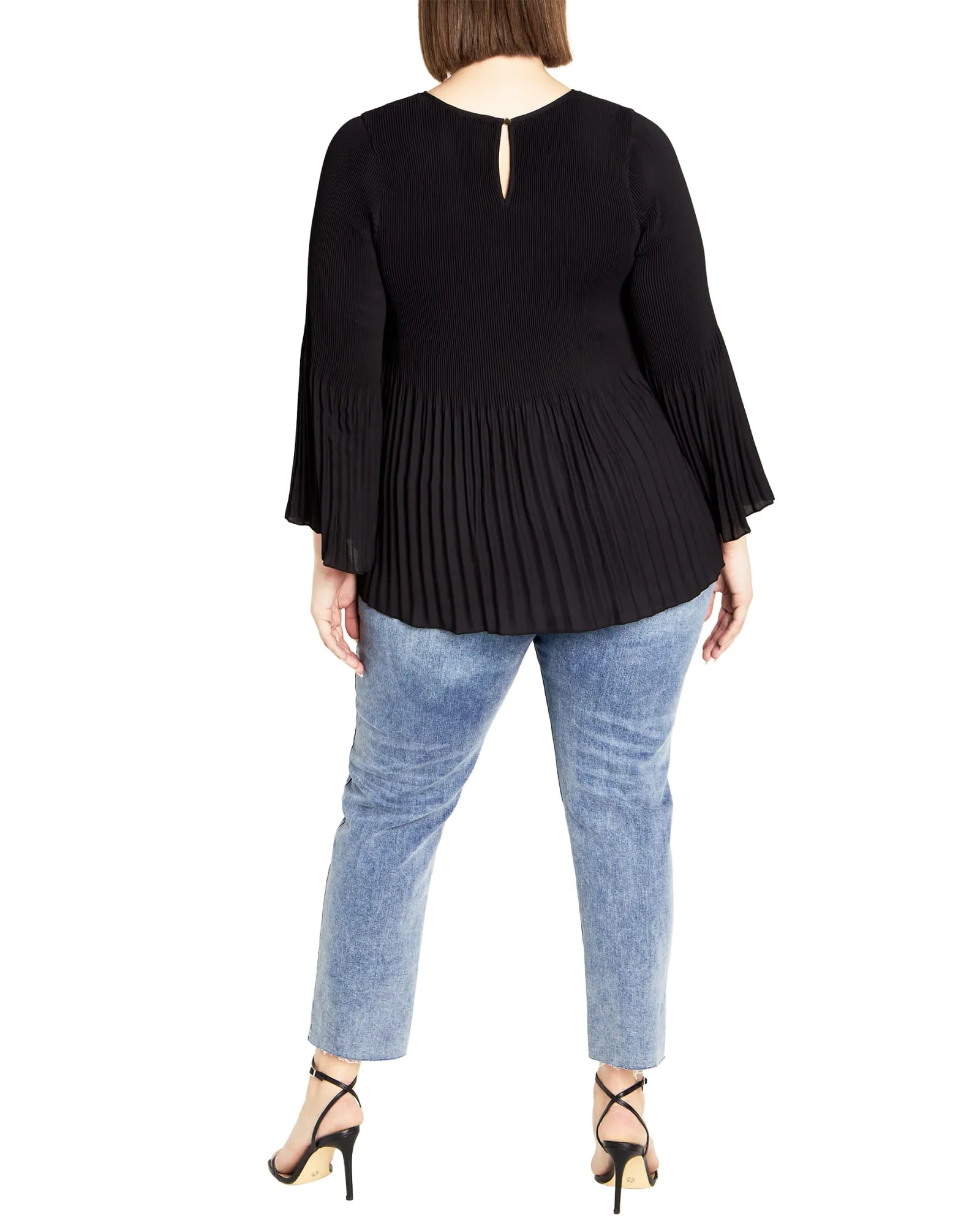 Jay Pleat Top | Black
