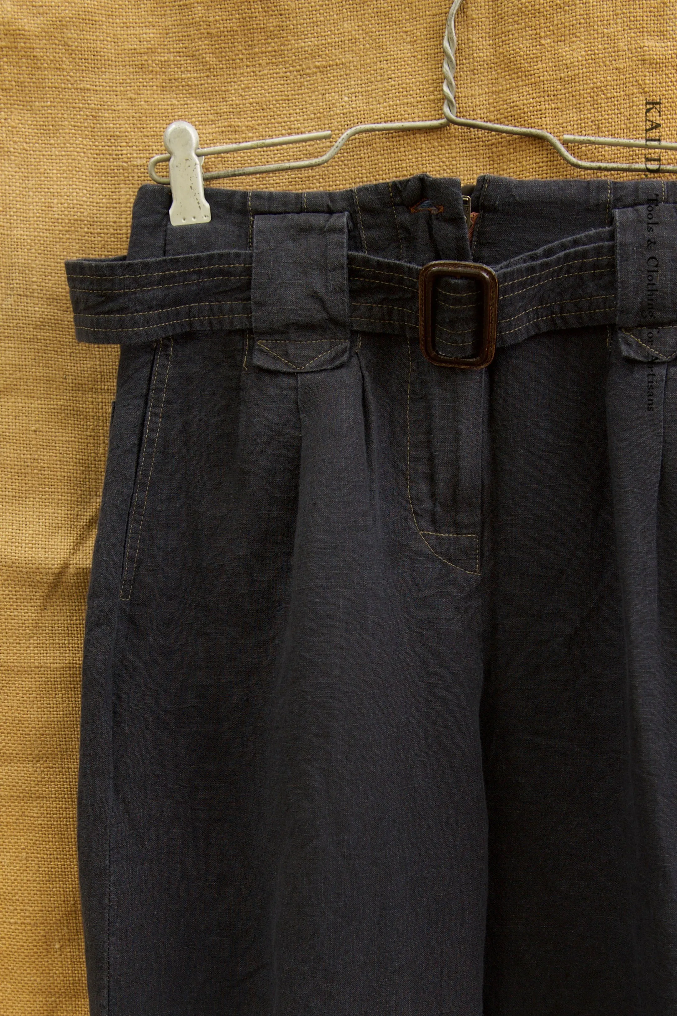 Kaylee Belted Pants - Deep Indigo - XS, M, L