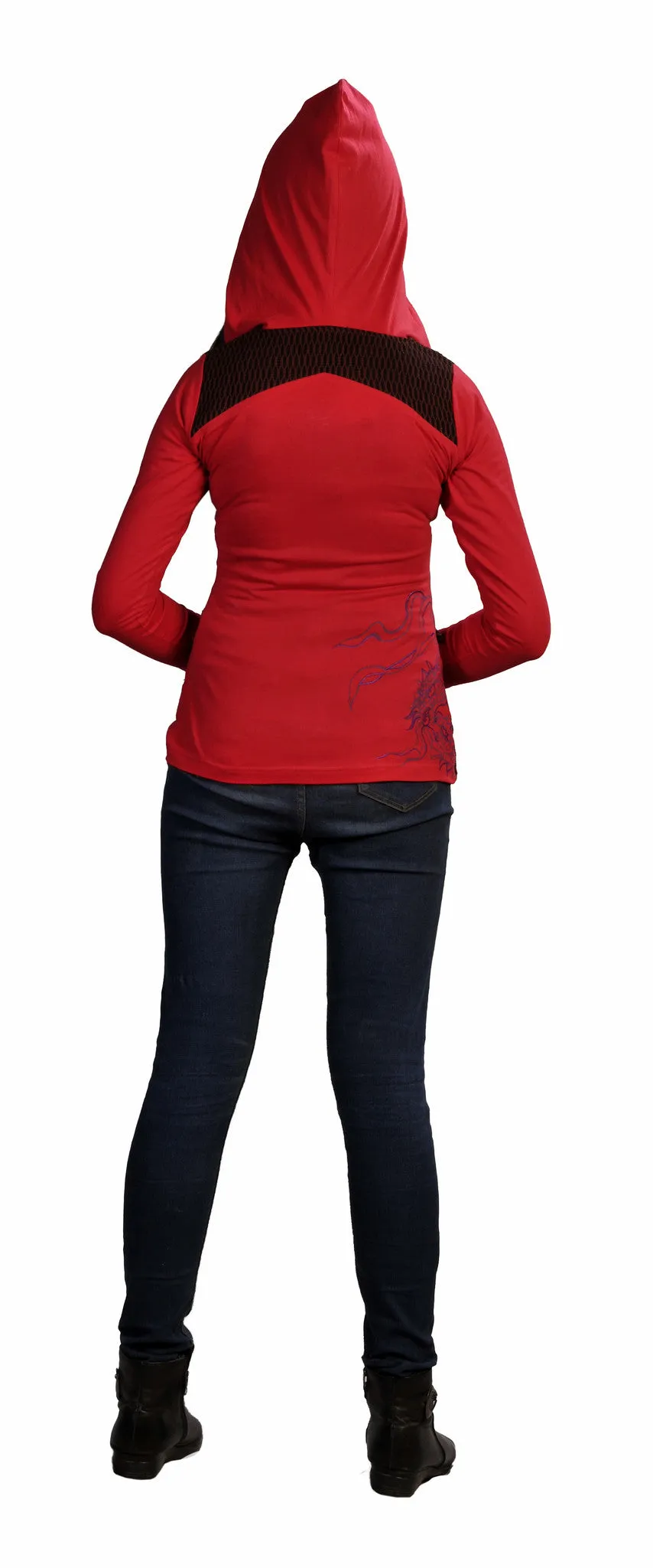 Ladies Slim Fit long Sleeve Jacket With Side Embroidery. (No Refund/ No Exchange)