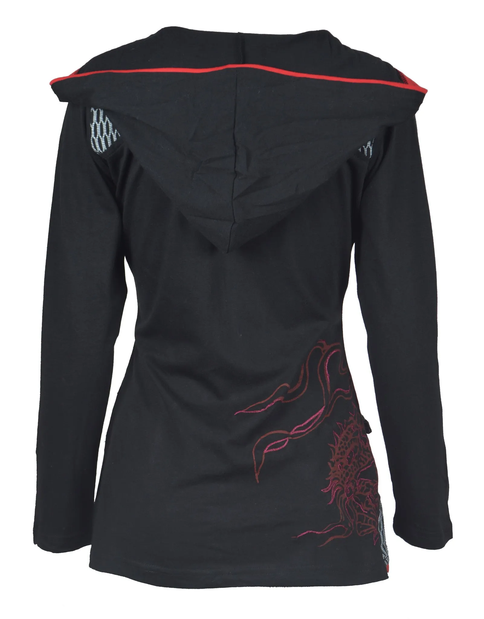 Ladies Slim Fit long Sleeve Jacket With Side Embroidery. (No Refund/ No Exchange)