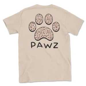 Leopard Pattern - Sand (Adult Short Sleeve T-Shirt)