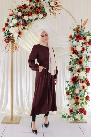Lily Deluxe Soft Tunic- Mahogany