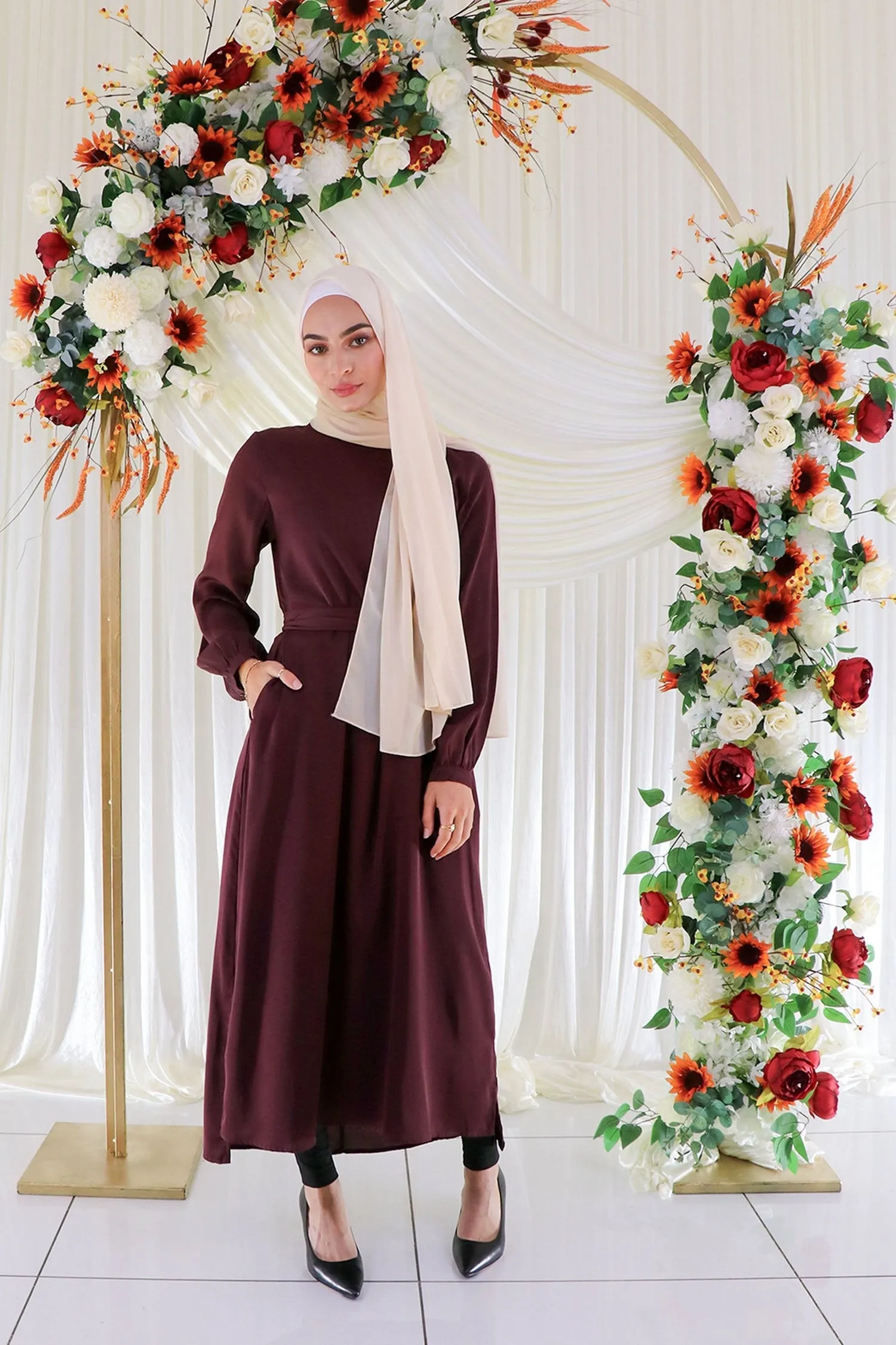 Lily Deluxe Soft Tunic- Mahogany