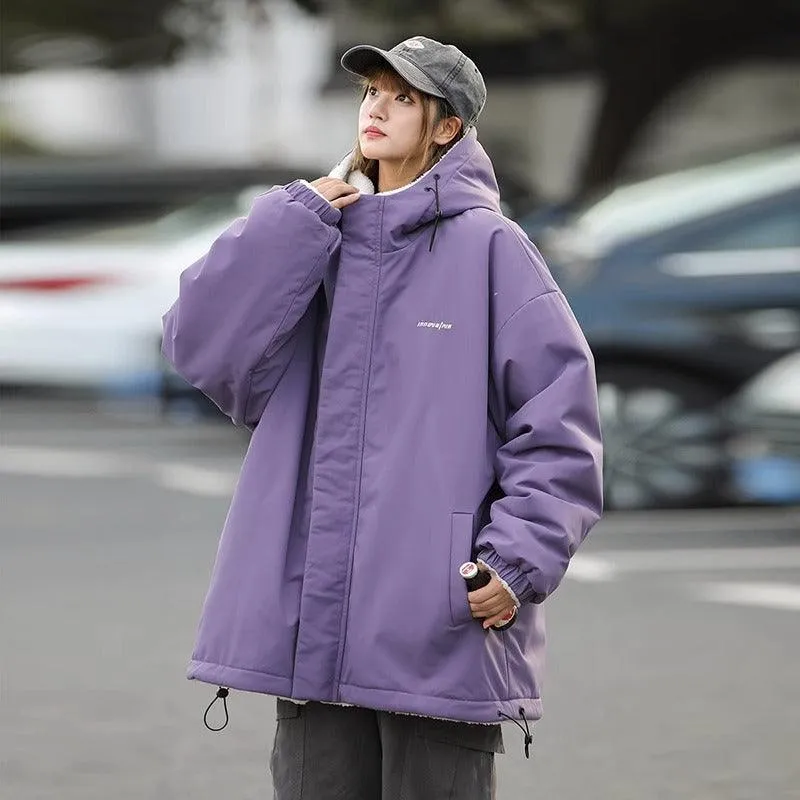 Men's Reversible Lambswool Coat for Winter Warmth