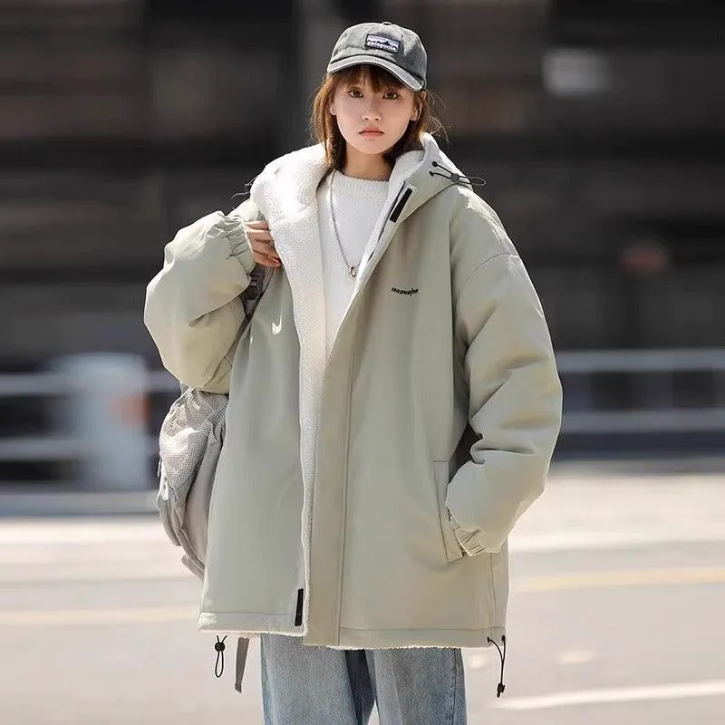 Men's Reversible Lambswool Coat for Winter Warmth