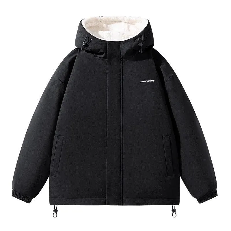 Men's Reversible Lambswool Coat for Winter Warmth