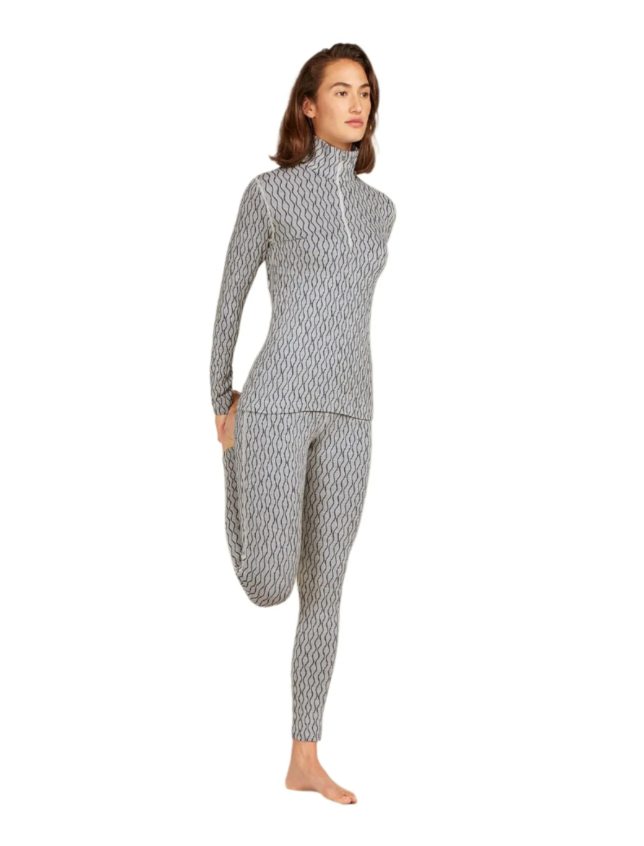 Merino 260 Vertex Long Sleeve Half Zip Thermal Top On-Piste - Women's