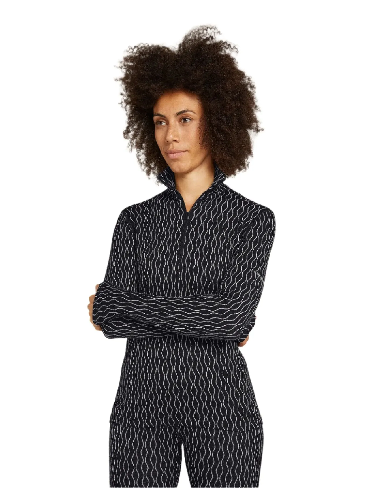 Merino 260 Vertex Long Sleeve Half Zip Thermal Top On-Piste - Women's