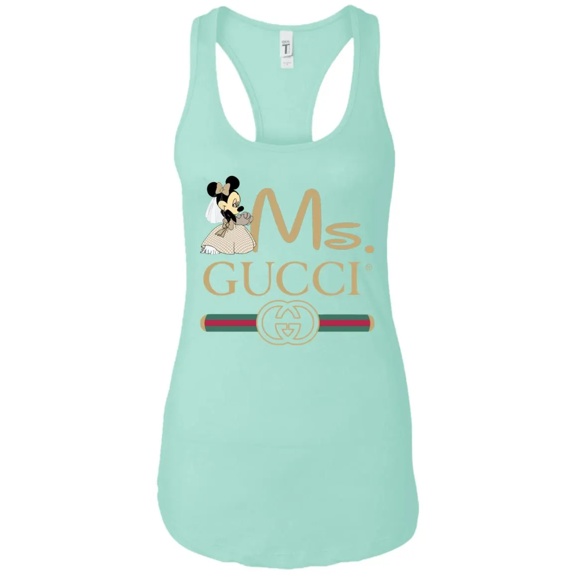 Ms Minnie Gucci Couple Disney Shirt Valentine's Day T-shirt Women Tank Top