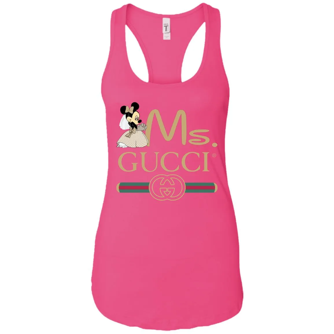 Ms Minnie Gucci Couple Disney Shirt Valentine's Day T-shirt Women Tank Top