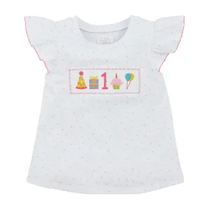 MUD Birthday Girl Smocked One Tunic