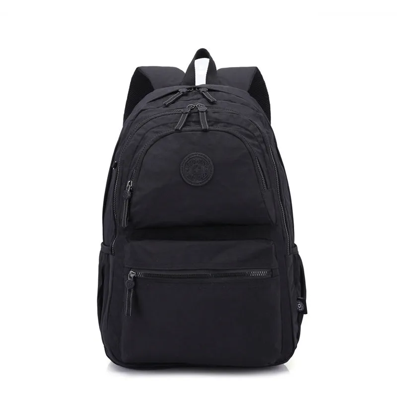Multi-Pocket Backpack Casual Daypack Laptop Backpack Bookbag for Women Student