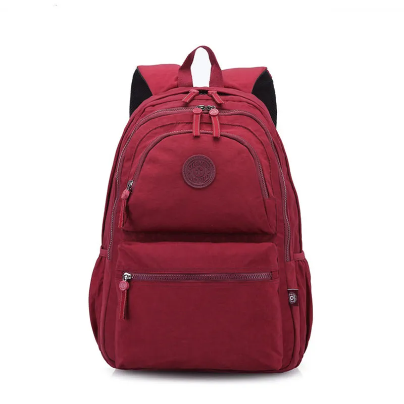 Multi-Pocket Backpack Casual Daypack Laptop Backpack Bookbag for Women Student