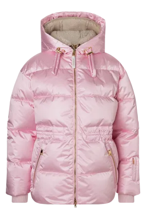 Neela Shearling & Down Ski Jacket