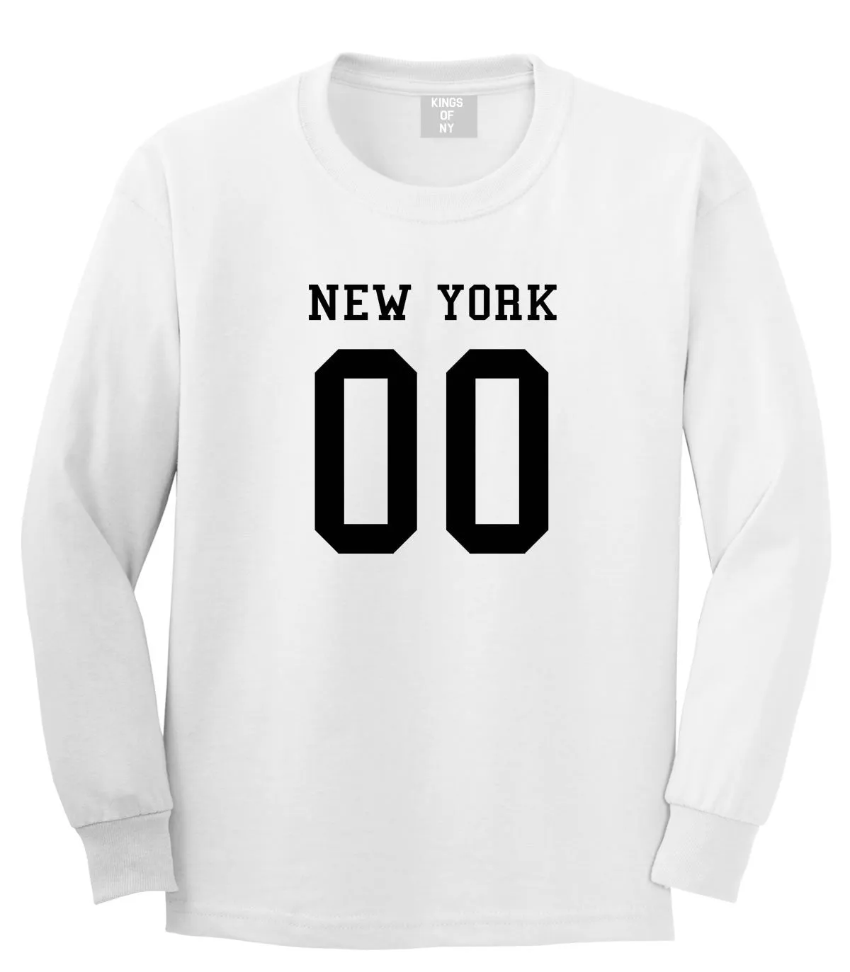 New York Team 00 Jersey Long Sleeve T-Shirt