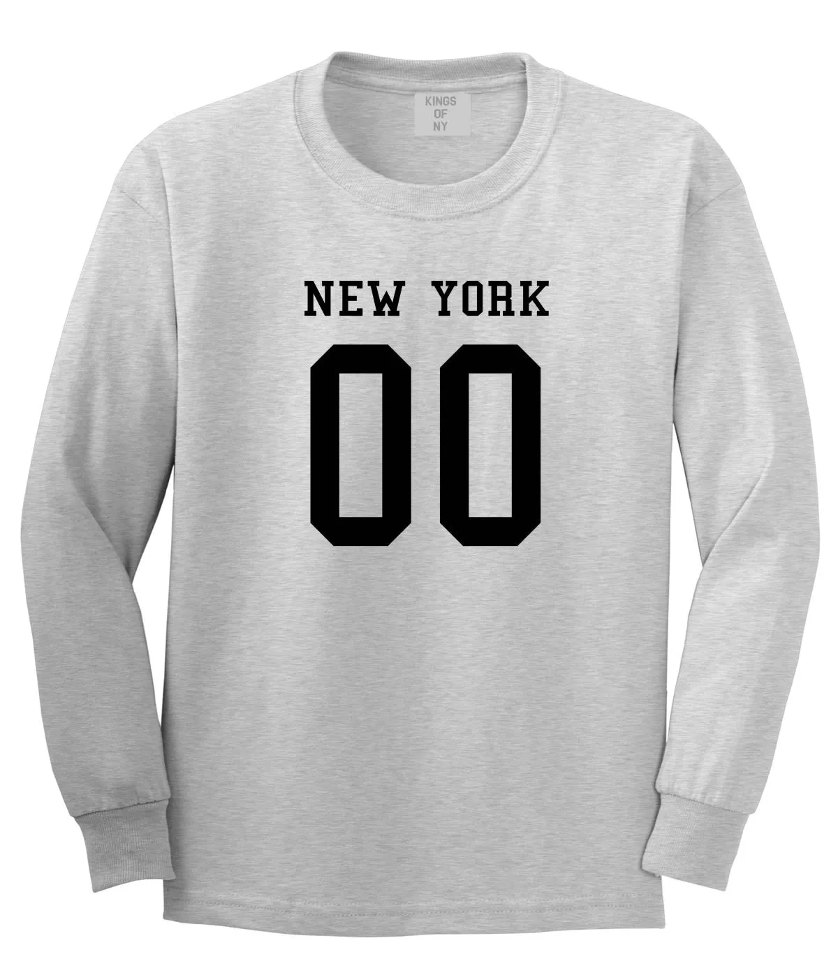 New York Team 00 Jersey Long Sleeve T-Shirt