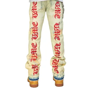 NME: Embroidered Denim TYMAN502