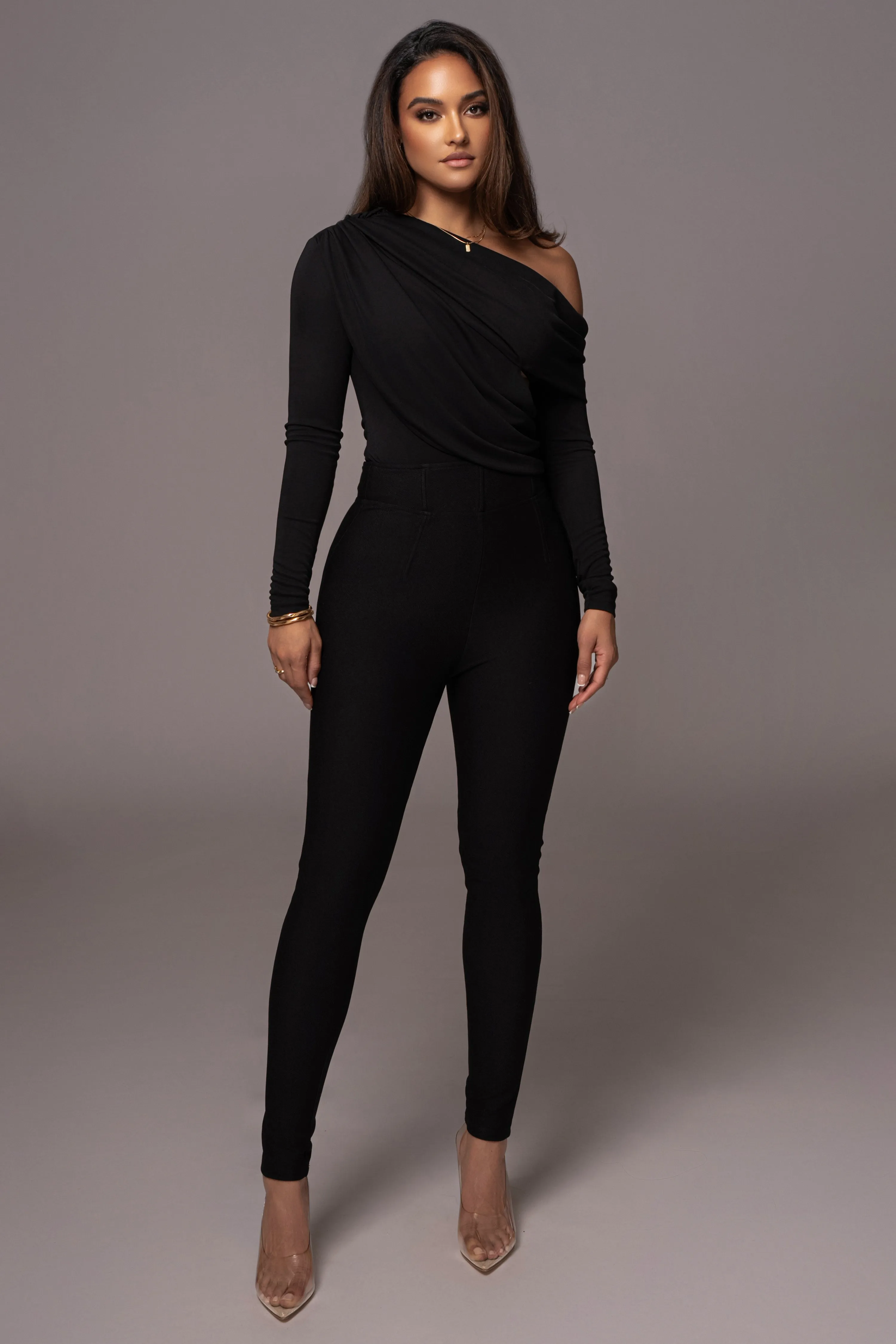 Noir Ultra High Waist Skinny Pants