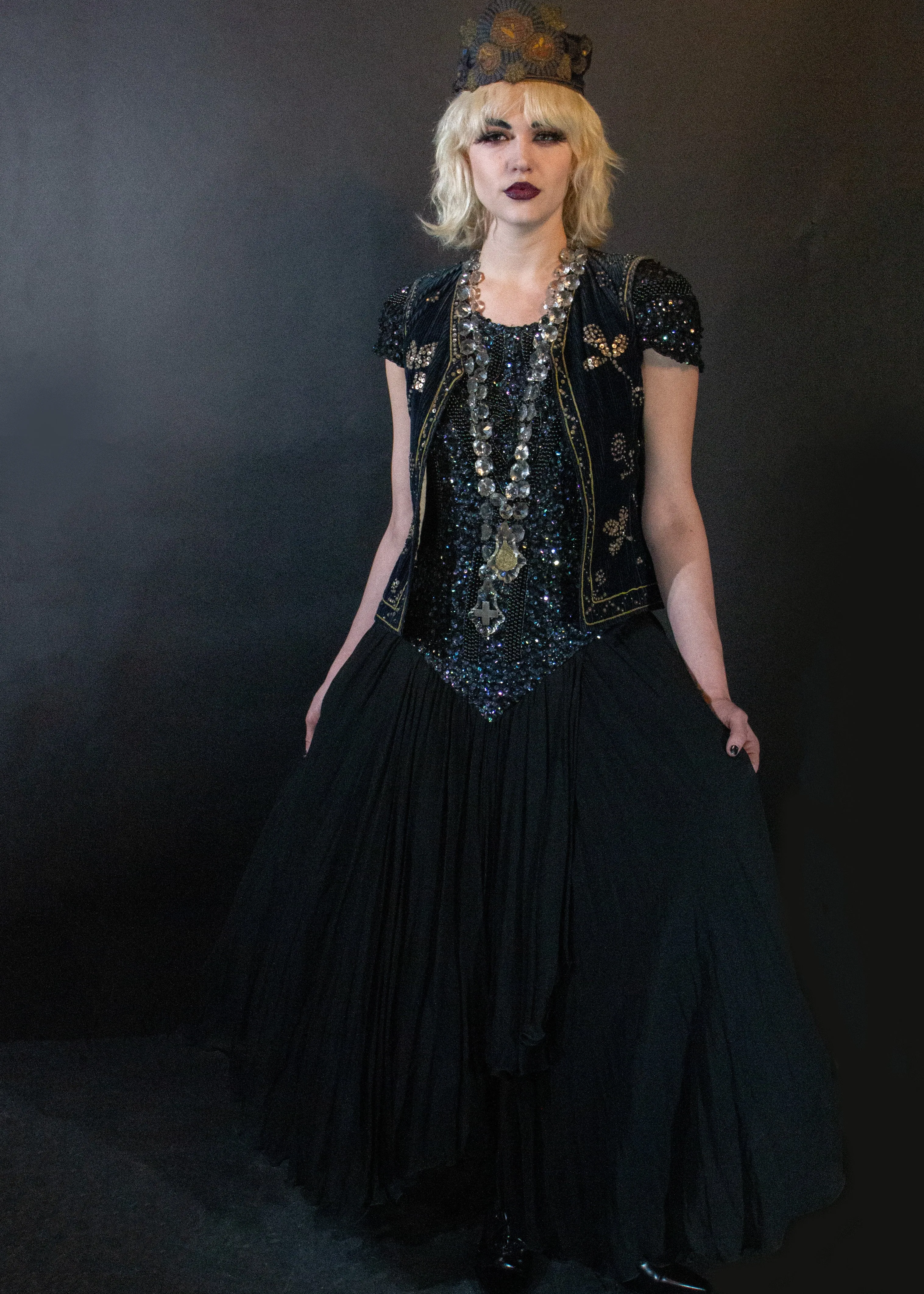 Oleg  Cassini 80's Party Dress